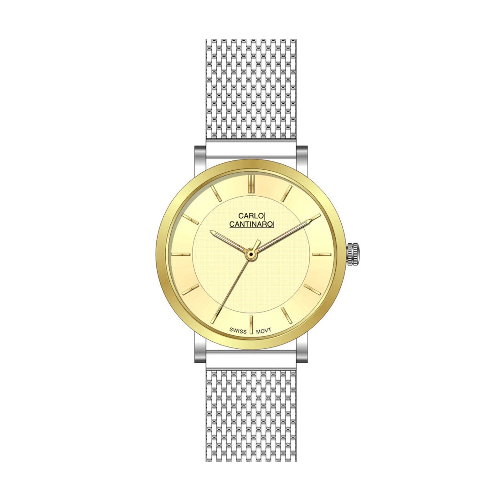 Carlo Cantinaro CC1001GM014 Mens Watch - Carlo Cantinaro CC1001GM014 Mens Watch