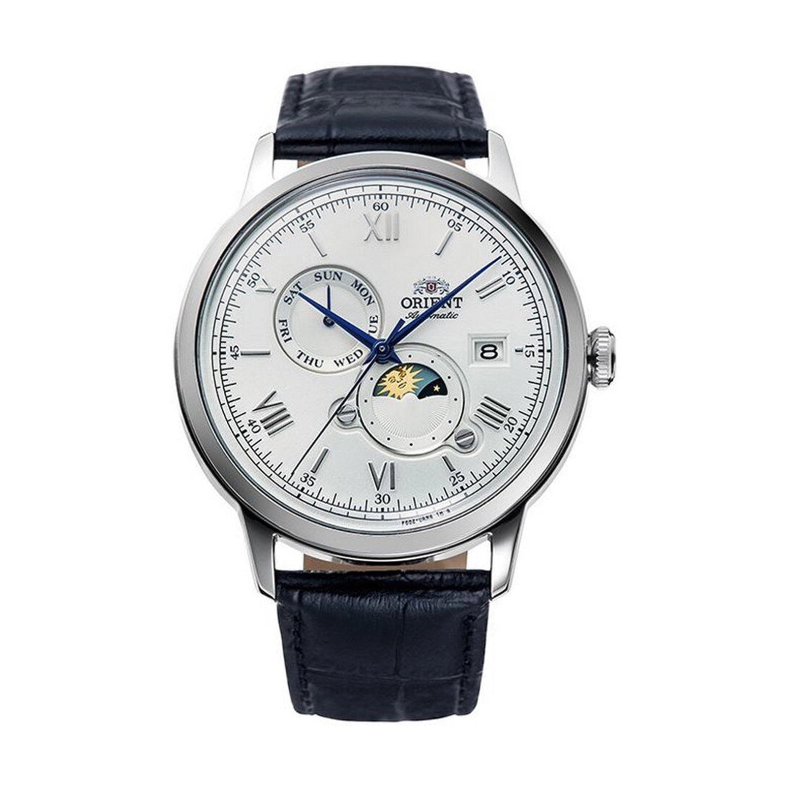 Orient Sun and Moon Automatic RA-AK0802S30B Mens Watch - Orient Sun and Moon Automatic RA-AK0802S30B Mens Watch